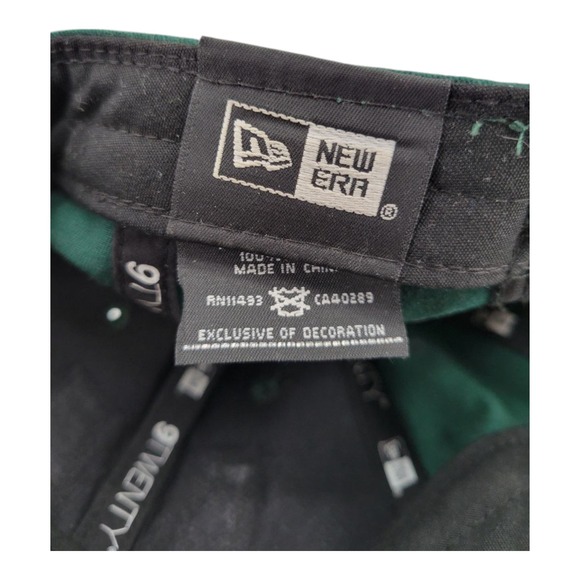 New Era 9TWENTY Miami Hurricanes Hat Green Adjustable Strapback Cap U Logo - Picture 8 of 9